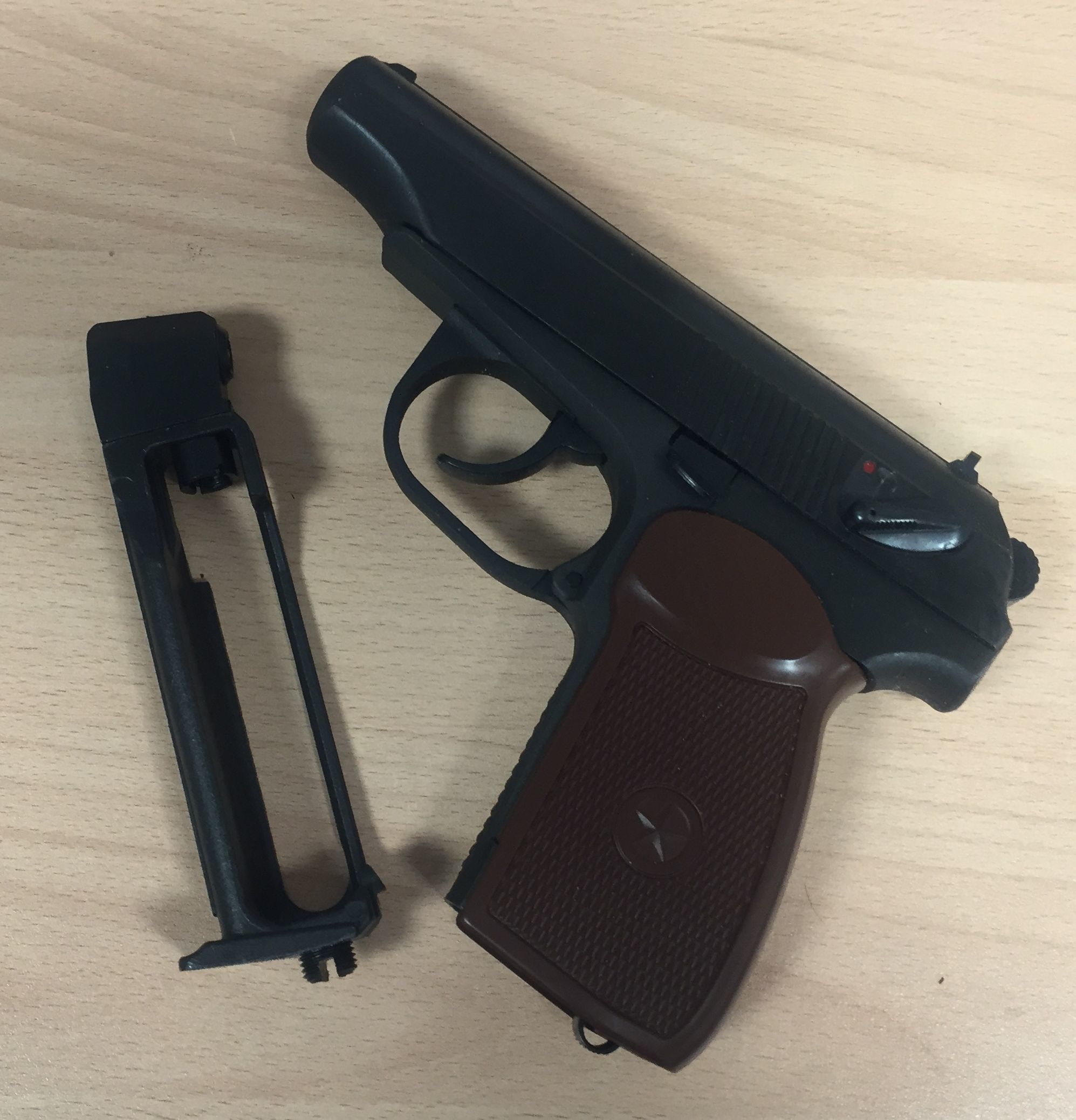 Пистолет Байкал MP-654К-20