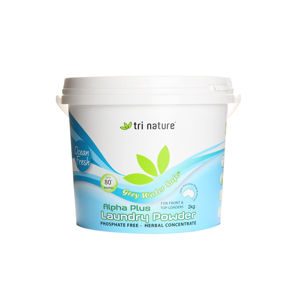 Alpha Plus Ocean Fresh Laundry Powder 2kg bucket 00003