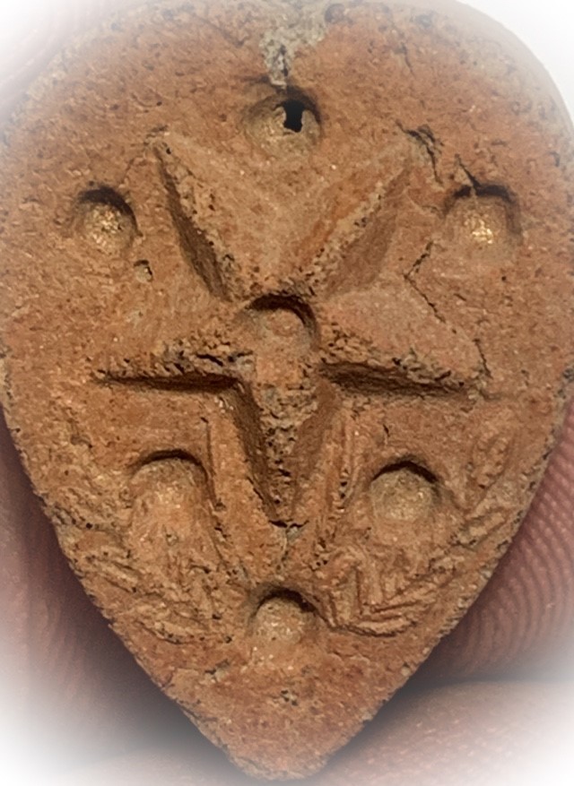 Daw Nai Pan Nai Pon Nuea Pong Aathan Early Era Lucky Star Amulet Luang Por Pina Free EMS Worldwide