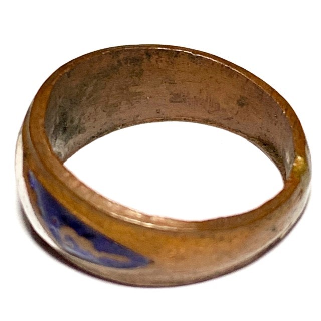 Hwaen Arahang Long Ya Tong Chart 2495 BE 1.7 Cm Ring of Protection Luang Por Jong Wat Na Tang Nork