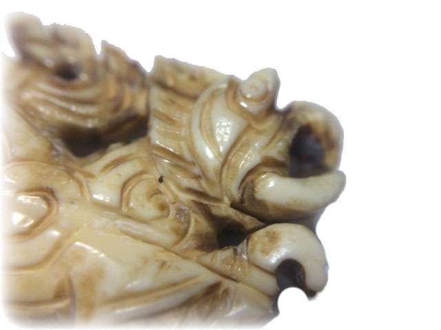 Kochasri Sam Khwan Nga Gae Carved Singha Himapant Elephant-Lion Luang Por Derm Wat Nong Po Free EMS