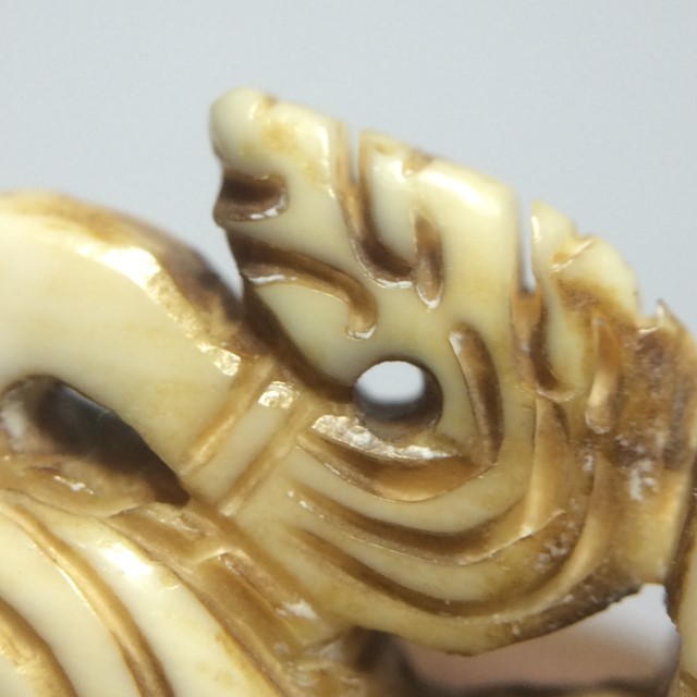 Kochasri Sam Khwan Nga Gae Carved Singha Himapant Elephant-Lion Luang Por Derm Wat Nong Po Free EMS