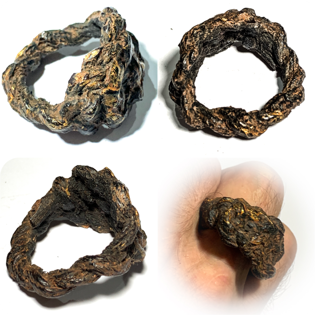Hwaen Pirod Ancient Warrior Ring of Invincibility Circa 2460 BE Luang Por Muang Wat Ban Tuan