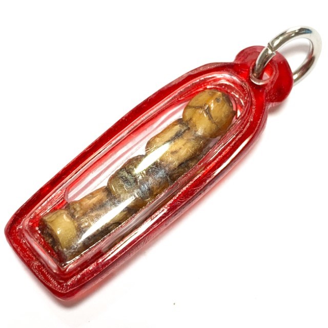Khiaw Sue Gae Twin Tiger Amulet 2 Pim Carved Tooth 4 Cm Luang Por Parn Wat Bang Hia