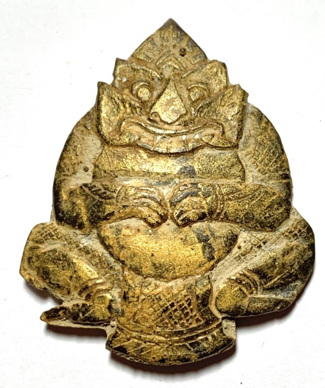 Pra Rahu Om Jantr Pim Yai Wicha Lanna Nuea Kala Ta Diaw Phueak Circa 2465 BE Kroo Ba Nanta Wat Tung Man Dtai 03778