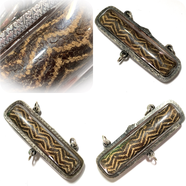 Takrut Maha Ud Nuea Dtakua 3.5 Inches Antique Silver Casing Luang Phu Sukh FREE EMS Worldwide