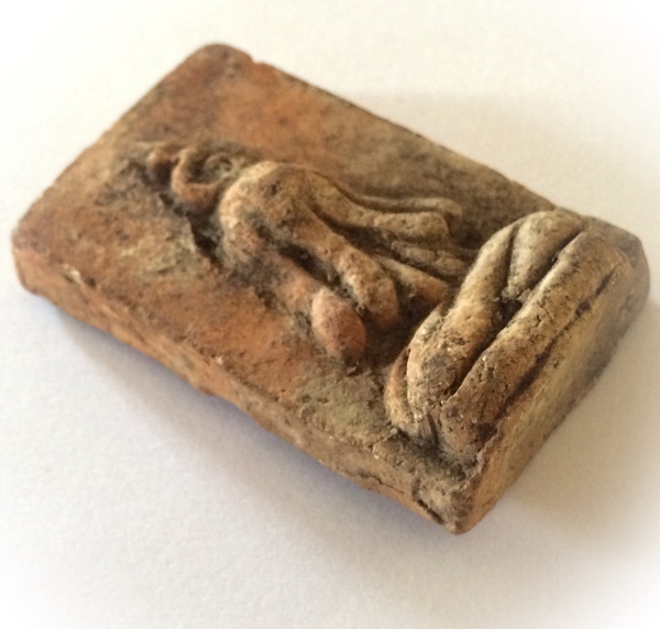 Pra Pid Dta Maha Ud Pong Prai Samutra Ancient Hiding Place Protection Amulet 2499 BE - Por Tan Jerm - Wat Hoi Rak 02549