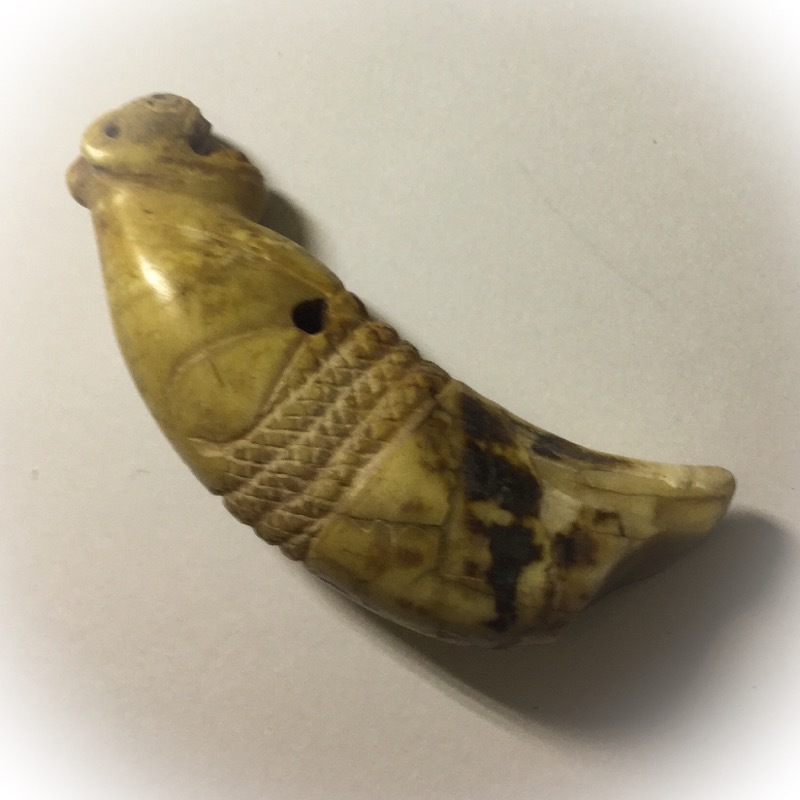Khiaw Suea Tiger Tooth Amulet - Luang Por Nok - Wat Sangkasi - Circa 2450 BE - Kong Grapan Chadtri Maha Amnaj Talismanic Amulet of Master Class Status