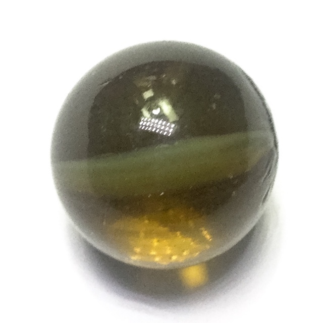 Look Gaew Sarapat Neuk Crystal Wishing Ball - Look Lek 1 Cm - Luang Por Opasi - Asrom Bang Mot 2490 BE 02907