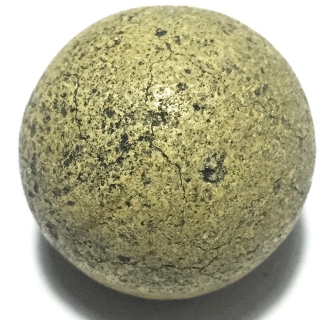 Look Om Pong Wised Pim Niyom 2460 BE - 5 Sacred Powders Wishing Ball Large Size 2 Cm - Luang Por Parn Wat Bang Nom Kho 03009