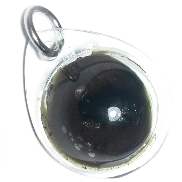 Look Om See Pheung Khiaw Green Prai Oil Balm Potion - Luang Por Tarb - Wat Mai Grabok Kheun Pheung 03036