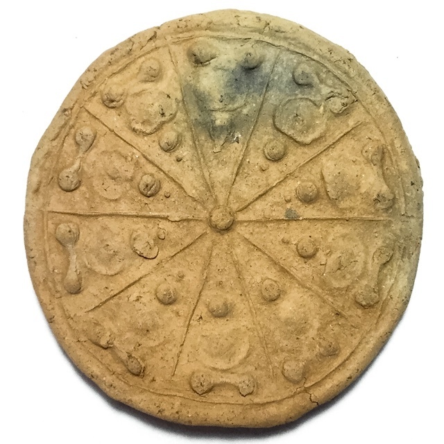 Yant Ngop Nam Oy Pim Yai Niyom 2470 BE - Sugar Cake Yantra Buddha Mandala - Luang Phu Yim - Wat Jao Jet 03040