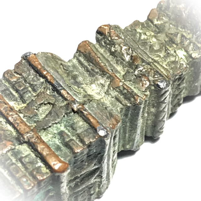 Roop Lor Pratat Panom Jamlong 2 Inches High Sacred Buddha Relic Chedi Stupa of Wat Pratat Panom Circa 2500 BE