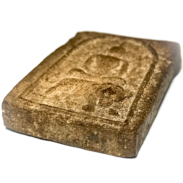 Pra Somdej Hmen Khee Suea 2522 BE - Somdej Buddha Riding Tiger - Nuea Pong Hmen Smelly Powders - Luang Por Un Wat Tan Gong