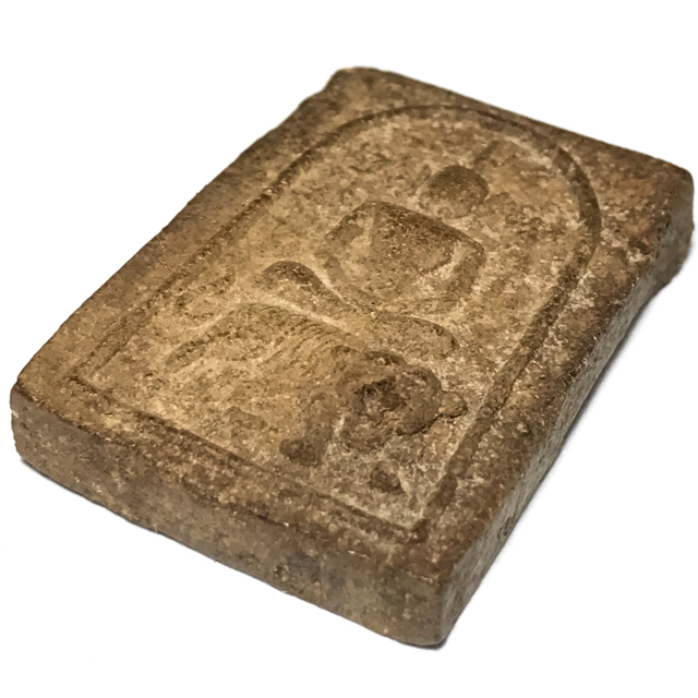 Pra Somdej Hmen Khee Suea 2522 BE - Somdej Buddha Riding Tiger - Nuea Pong Hmen Smelly Powders - Luang Por Un Wat Tan Gong