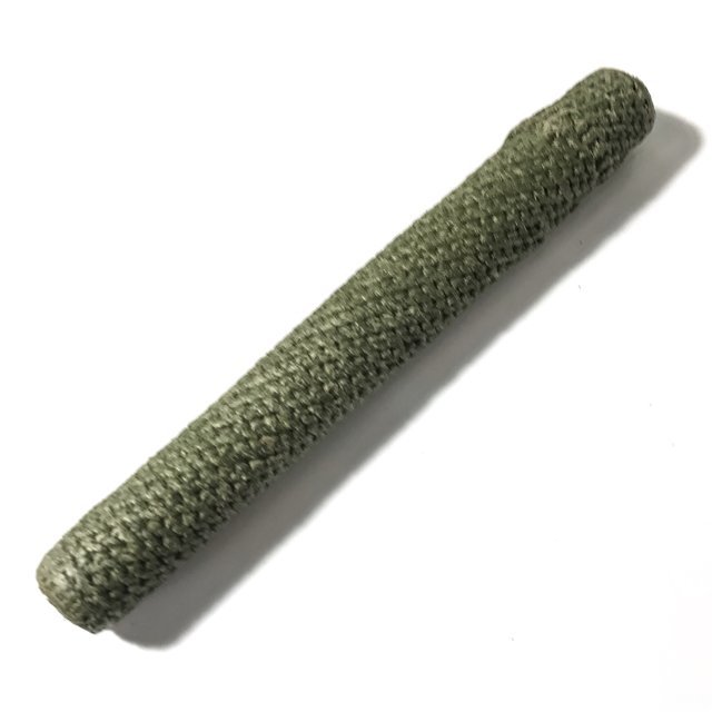Takrut Tone Maha Ud Kong Grapan 5.5 Inch Leaden Yantra Scroll Green Cord Wrapped - Luang Por Tob Wat Chon Daen Takrut Tone Maha Ud Kong Grapan 5.5 Inch Leaden Yantra Scroll Green Cord Wrapped - Luang Por Tob Wat Chon Daen