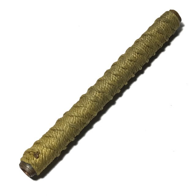 Takrut Tong Daeng Mad Chueak 5 Inches Long - Luang Por Mui - Wat Don Rai Takrut Tong Daeng Mad Chueak 5 Inches Long - Luang Por Mui - Wat Don Rai