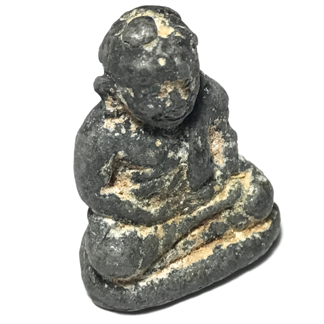 Roop Lor Luang Por Ngern Dtid Kraap Niyom 2460 BE - Ancient Amulet from the Kru Wat Khao Pra Dtai Find 03171