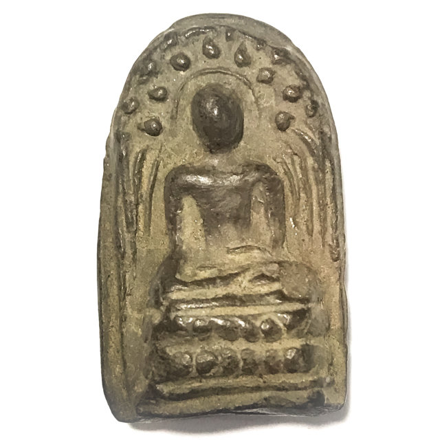 Pra Kong Lampun Clay Benjapakee Amulet - Nuea Tao - Luang Por Guay Wat Kositaram 03193