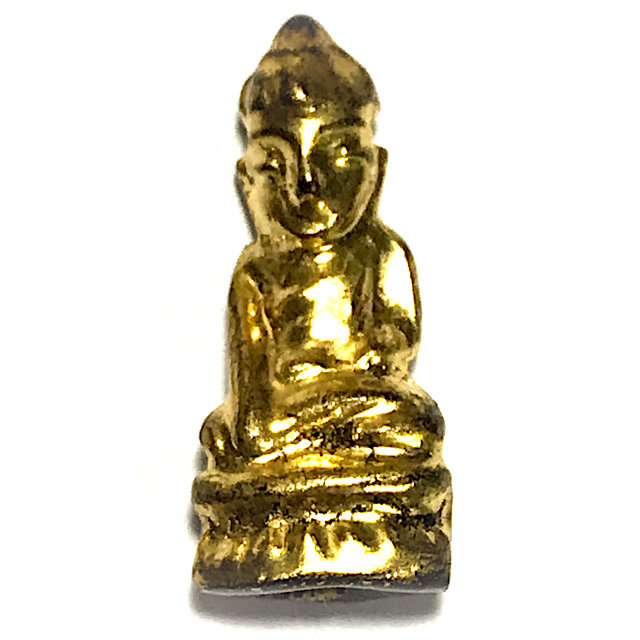 Pra Bua Khem Kru Wat Chana Songkram 2495 BE Hiding Place Amulet Sacred Wood Insert 03228