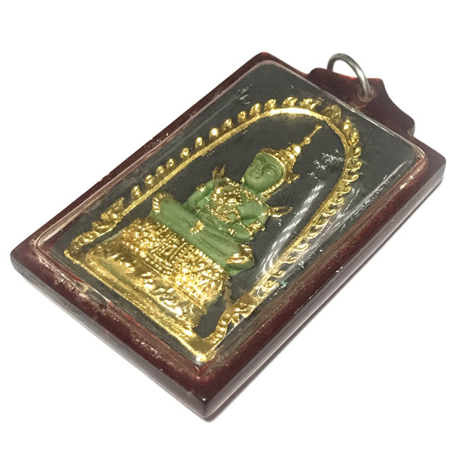 Pra Gaew Morakot Song Ruedu Rorn 2512 BE Emerald Buddha in Summer Robes - Luang Phu Rerm Wat Juk Gacher