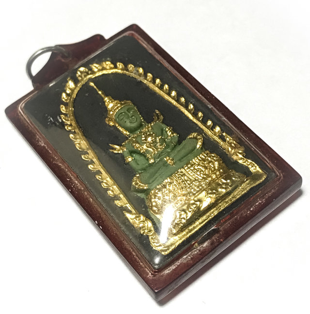 Pra Gaew Morakot Song Ruedu Rorn 2512 BE Emerald Buddha in Summer Robes - Luang Phu Rerm Wat Juk Gacher