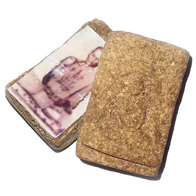 Pong Roop Muean Nang Sum Rakang Lek Berk Naedtr Edition 2514 BE Votive Tablet - Guru Monk Photo on Rear Face Luang Por Prohm Wat Chong Kae Only 500 Made Pong Roop Muean Nang Sum Rakang Lek Berk Naedtr Edition 2514 BE Votive Tablet - Guru Monk Photo on Rear Face Luang Por Prohm Wat Chong Kae Only 500 Made
