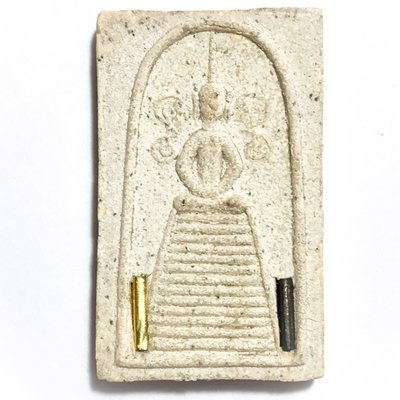 Pra Somdej 13 Chan Hlang Yant Ongk Kroo - Nuea Pong Gesorn Pasom Gesa - Solid Gold + Silver Takrut Traimas Edition 2537 BE - Luang Por Yid - Wat Nong Jork Pra Somdej 13 Chan Hlang Yant Ongk Kroo - Nuea Pong Gesorn Pasom Gesa - Solid Gold + Silver Takrut Traimas Edition 2537 BE - Luang Por Yid - Wat Nong Jork