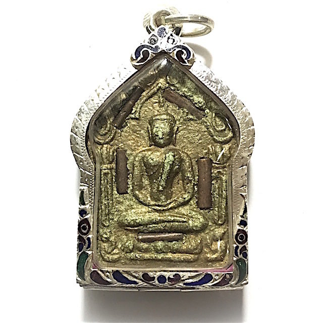 Khun Phaen Prai Kumarn Pim Niyom 2515 BE Block 2 Nuea Khaw Hniaw Sukh 9 Takrut + Look Bat Gammagarn - Luang Phu Tim 03338