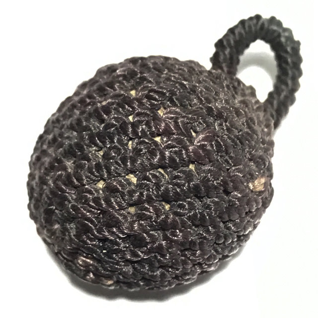 Look Om Nuea Pong Thak Chueak Sacred Powder Wishing Ball Amulet - Luang Phu Rian Wat Bang Rahoeng