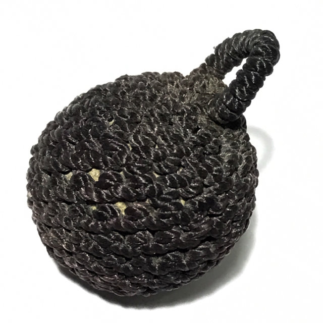 Look Om Nuea Pong Thak Chueak Sacred Powder Wishing Ball Amulet - Luang Phu Rian Wat Bang Rahoeng