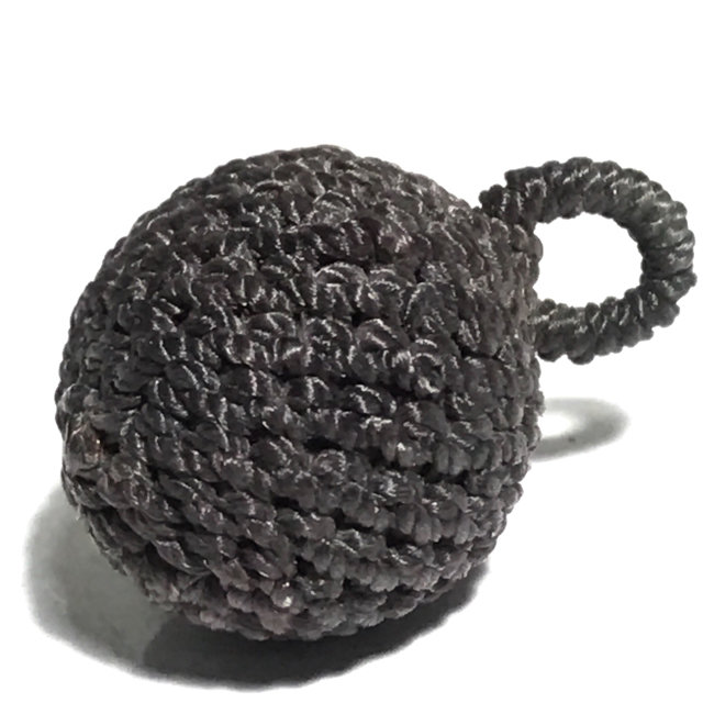 Look Om Nuea Pong Thak Chueak Sacred Powder Wishing Ball Amulet - Luang Phu Rian Wat Bang Rahoeng 03367