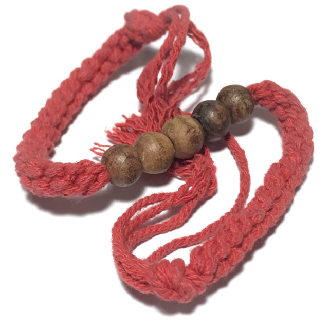 Prakam Lek Phuug Khor Mer Chueak Daeng Wicha Lanna 5 Rosary Bead Blesséd Bracelet - Kroo Ba Chum Prakam Lek Phuug Khor Mer Chueak Daeng Wicha Lanna 5 Rosary Bead Blesséd Bracelet - Kroo Ba Chum