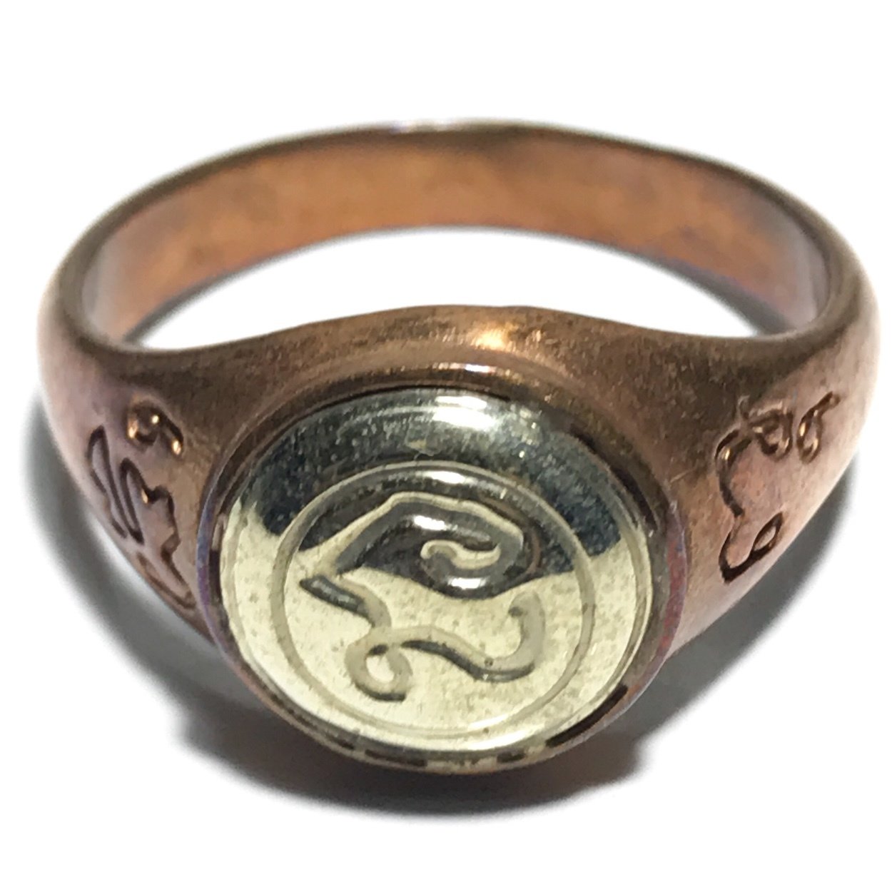 Hwaen Hua Na Bad Dtalord Magic Ring With Sacred Na Spell Luang Por Phaew Wat Tanode Luang 03374