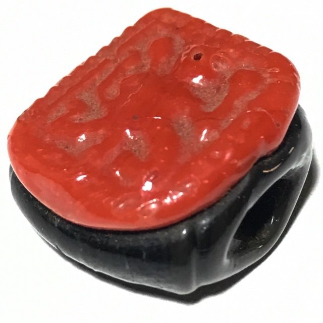 Hanuman See Gorn Nuea Krang Circa 2485 BE 4 Arms Hanuman Red Black Herbal Resins Luang Por Opasi Hanuman See Gorn Nuea Krang Circa 2485 BE 4 Arms Hanuman Red Black Herbal Resins Luang Por Opasi
