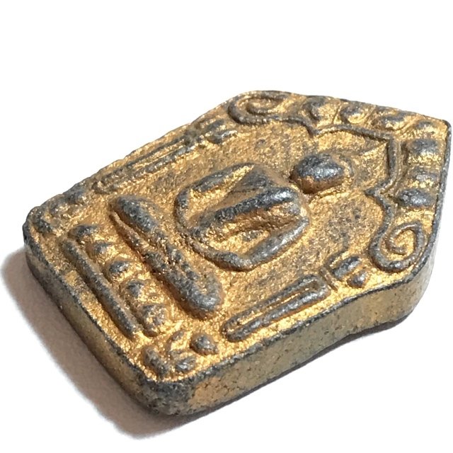 Khun Phaen Prai Kumarn Pim Niyom 2515 BE Block 2 Nuea Wan Plai Dam Takrut Sariga Solid Gold Casing & Authenticity Certificate Free EMS Luang Phu Tim