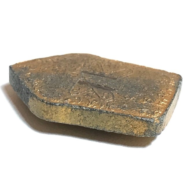 Khun Phaen Prai Kumarn Pim Niyom 2515 BE Block 2 Nuea Wan Plai Dam Takrut Sariga Solid Gold Casing & Authenticity Certificate Free EMS Luang Phu Tim