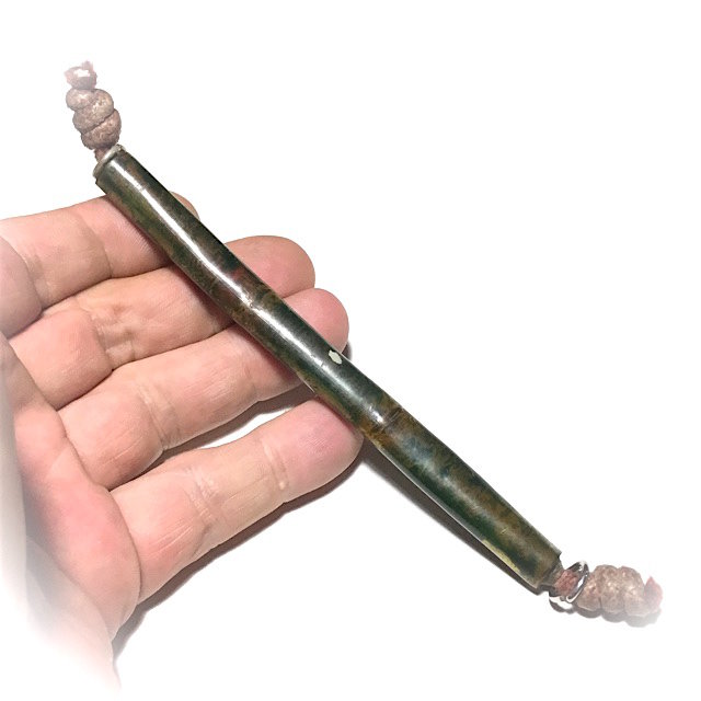 Takrut Tone Nuea Tong Daeng 5 Inches 2515 BE Luang Phu Jiam Wat Nong Yaw