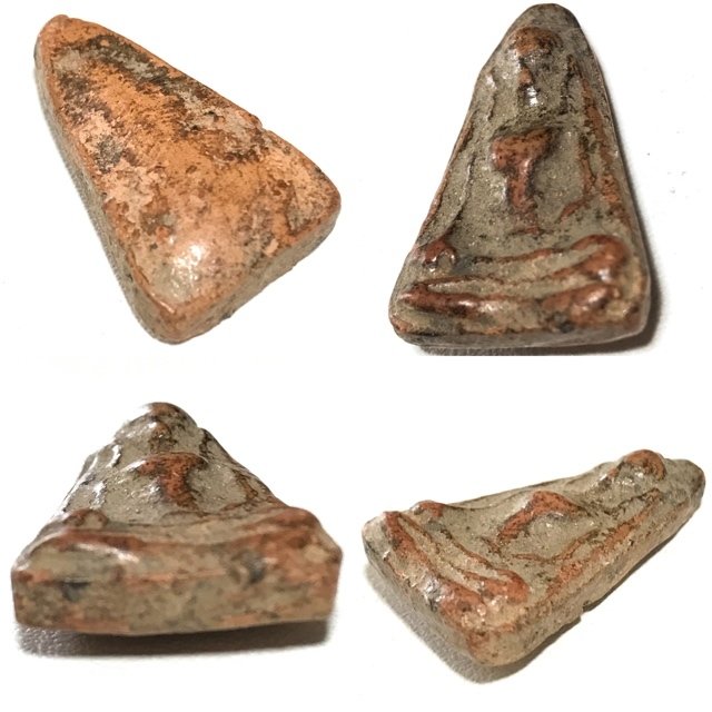 Pra Pong Supan Pim Hnaa Gae Kru Wat Pra Sri Ratana Mahatat Benjapakee Amulet With Authenticity Certificate