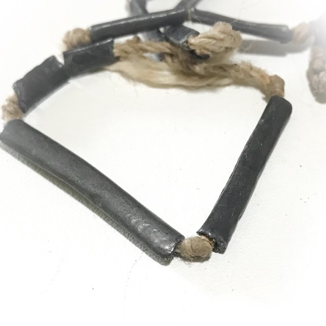 Chueak Takrut Sip Gao Dork 19 Leaden Yantra Scrolls on Cord Luang Por Mui Wat Don Rai