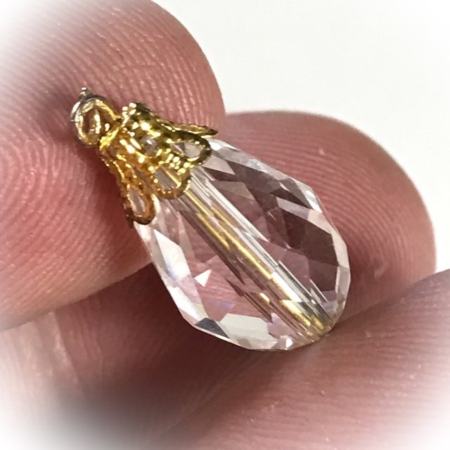 Look Gaew Sarapat Neuk Sacred Wishing Crystal of Luang Por Ruesi Ling Dam Wat Ta Sung