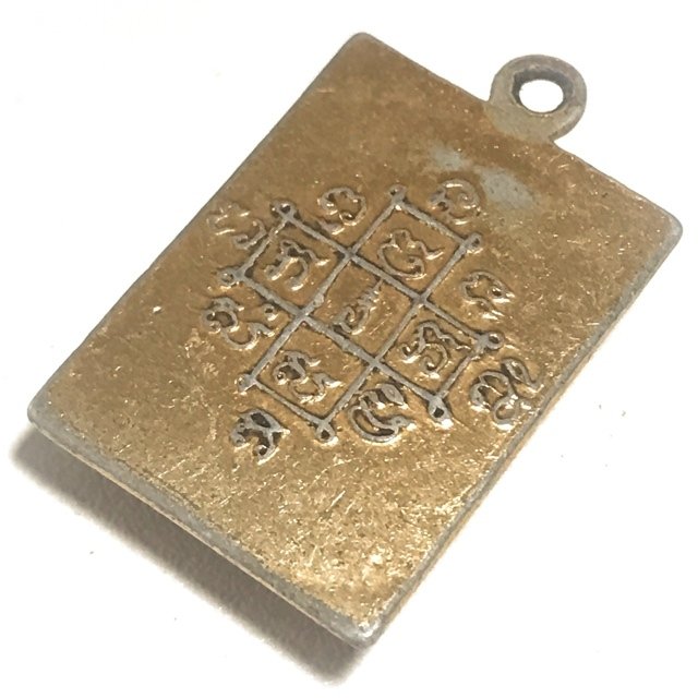 Locket Roop Tai 3 Takrut Sam Kasat 2510 BE Amulet for Protection, Prosperity and Mercy Charm Luang Por Mum Wat Prasat Yer