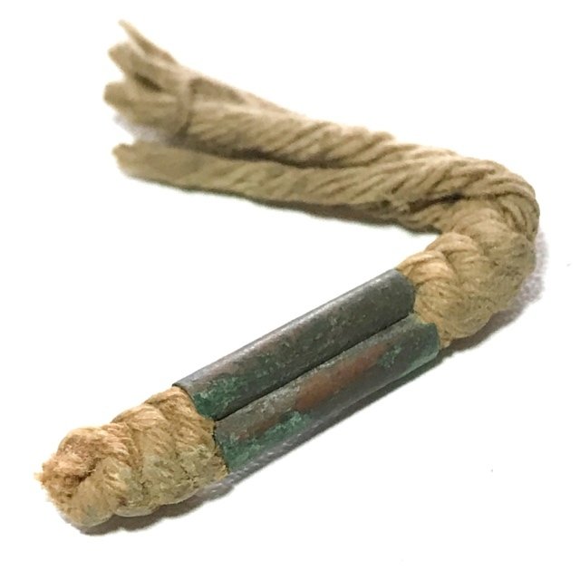 Takrut Sariga Koo Mad Chueak Twin Celestial Magpie Spell Luang Por Jong - Wat Na Tang Nork