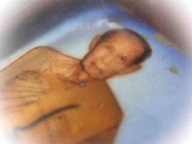 Locket Chak Fa Pim Lek 2nd Edition 2520 BE Bailan Powders 2 Code Stamps & Certificate Luang Phu To Wat Pradoo Chimplee