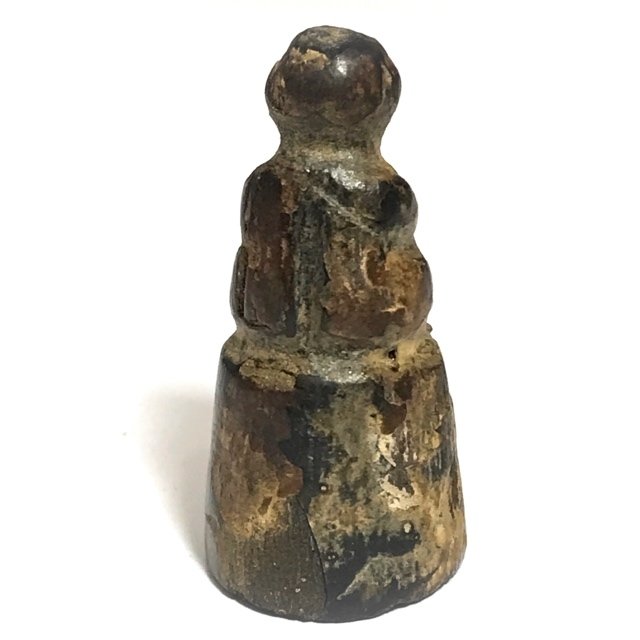 Pra Pid Ta Thaan Sung Nuea Mai Gae Circa 2430 BE Luang Phu Rod Wat Ko Non