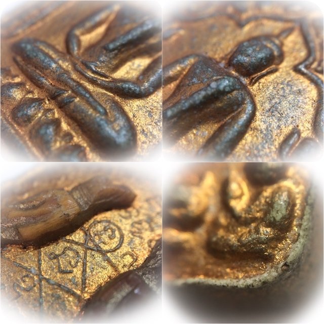 Khun Phaen Prai Kumarn Luang Phu Tim 2515 BE Nuea Khaw Ta Bronze Fang Sariga Koo With Certificate