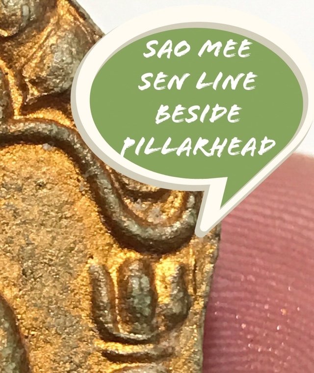 Khun Phaen Prai Kumarn Luang Phu Tim 2515 BE Nuea Khaw Ta Bronze Fang Sariga Koo With Certificate
