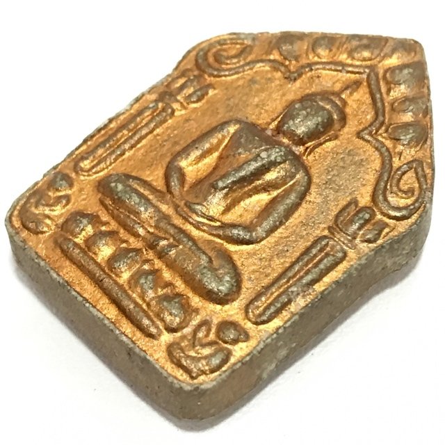 Khun Phaen Prai Kumarn Luang Phu Tim 2515 BE Nuea Khaw Ta Bronze Fang Sariga Koo With Certificate
