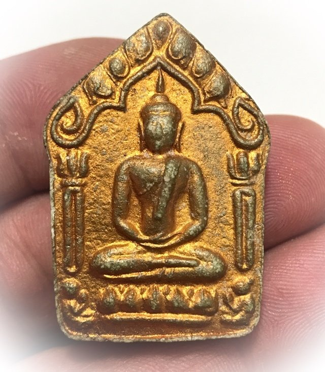 Khun Phaen Prai Kumarn Luang Phu Tim 2515 BE Nuea Khaw Ta Bronze Fang Sariga Koo With Certificate