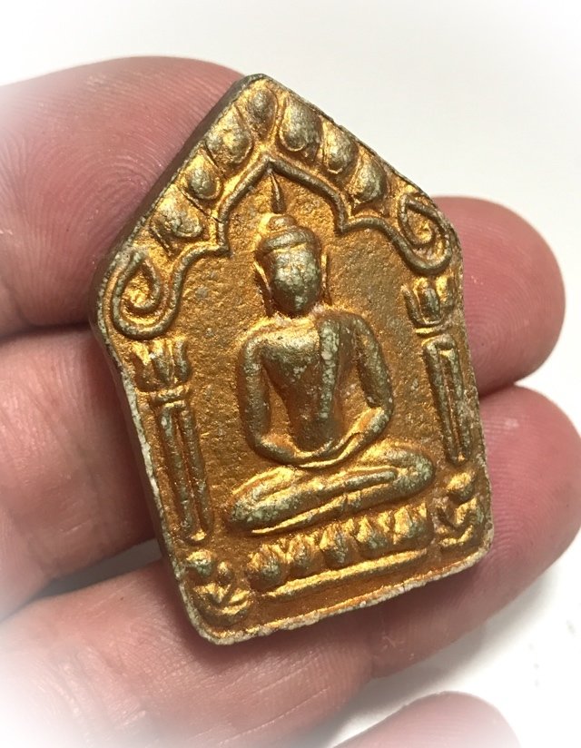 Khun Phaen Prai Kumarn Luang Phu Tim 2515 BE Nuea Khaw Ta Bronze Fang Sariga Koo With Certificate